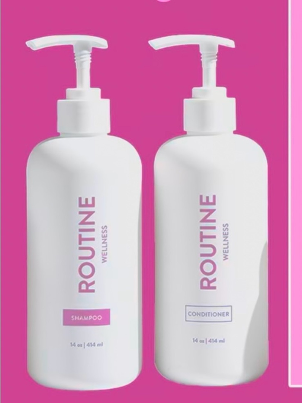 Routine Wellness Shampoo & Conditioner Set - 14 oz-great for thinning hair